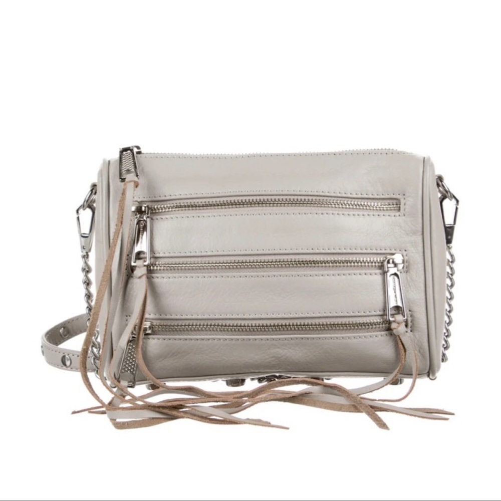 Rebecca Minkoff light gray Crossbody bag